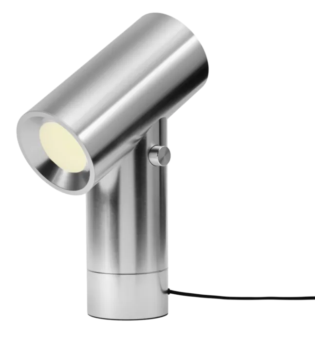 Express Levering muuto Beam tafellamp LED-Gepolijst aluminium-H45 cm