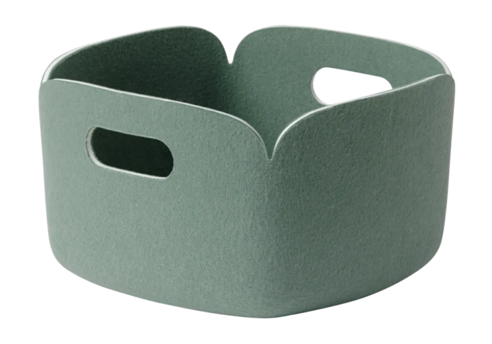 Premium muuto Restore opbergmand 28x28 cm-Dusty green