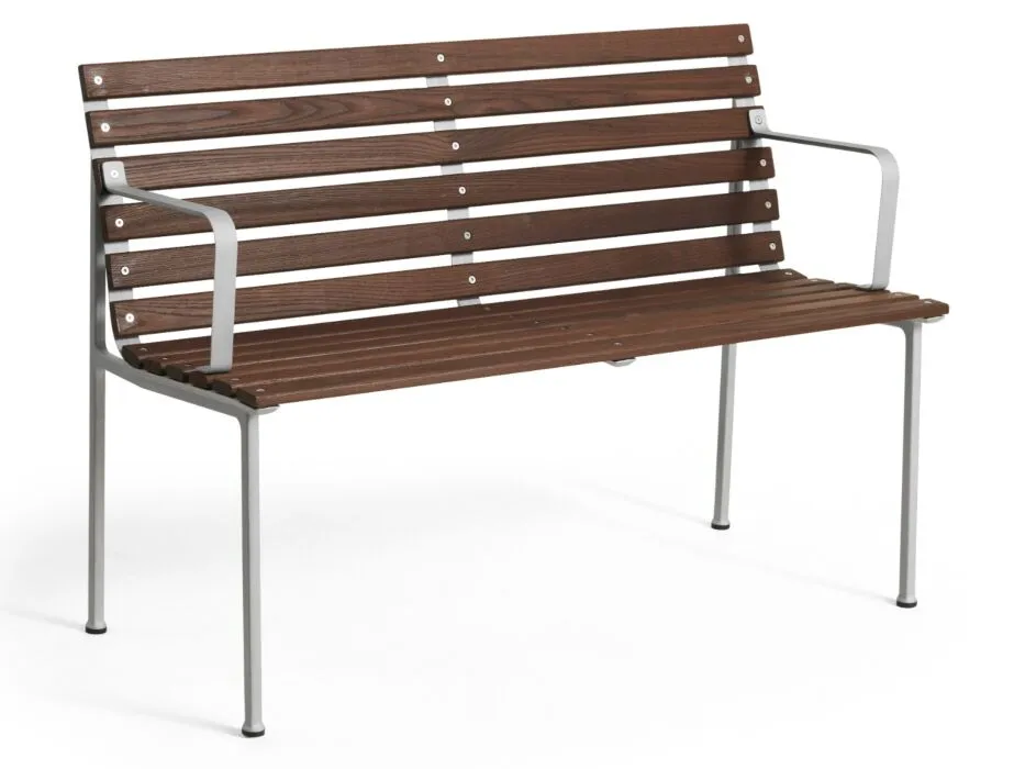 Nu Kopen HAY Traverse eetbank met armleuning-Oiled Ash