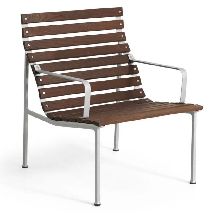 Laatste Versie HAY Traverse lounge armstoel-Oiled Ash