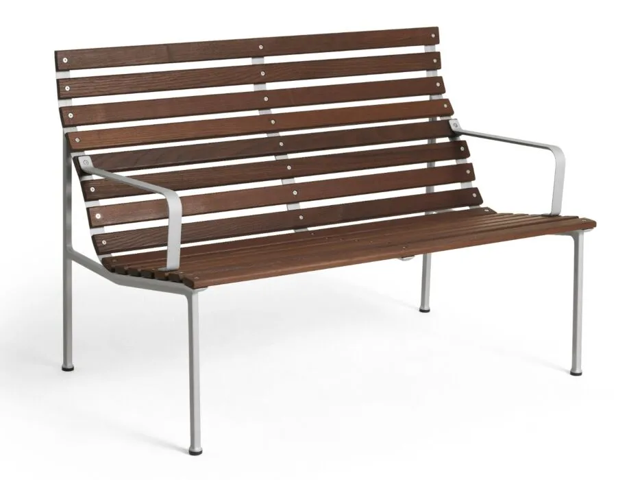 Tijdelijk Beschikbaar HAY Traverse lounge bank met armleuning-Oiled Ash
