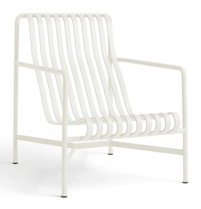 HAY Palissade Lounge Chair High stoel-Cream White Actieprijs