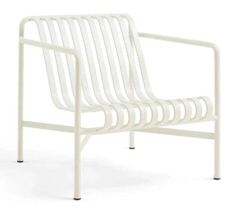 Aanbieding HAY Palissade Lounge Chair Low stoel-Cream White