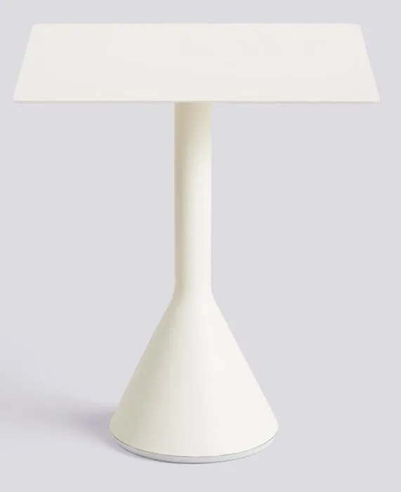 Shop Nu HAY Palissade Cone vierkant buitentafel-Cream White