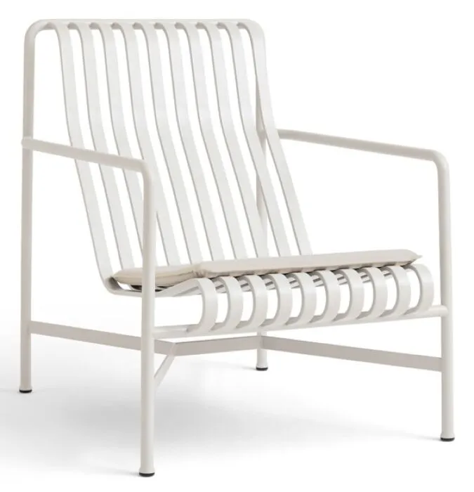 HAY Palissade Lounge chair high & low zitkussen-Cream White Goedkoop