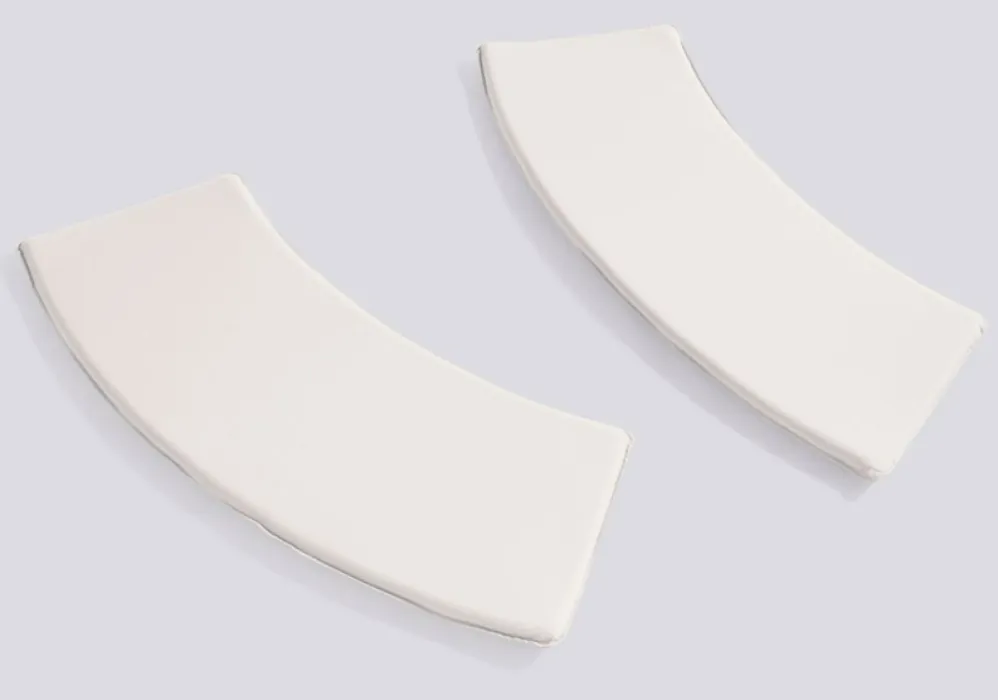 Gecertificeerd HAY Palissade Park Dining in-in kussen set van 2-Cream White