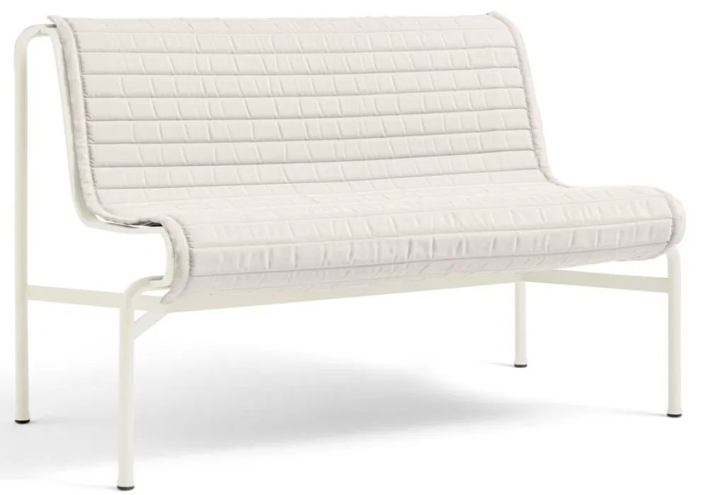 Shop Nu HAY Palissade Dining bench quilted kussen-Cream White