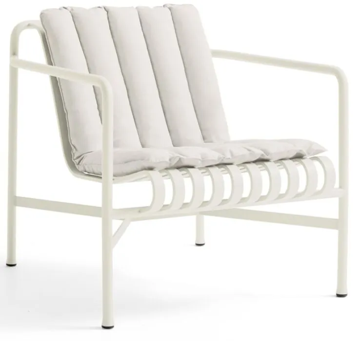 HAY Palissade Soft Quilted Lounge Chair Low kussen-Cream White Premium