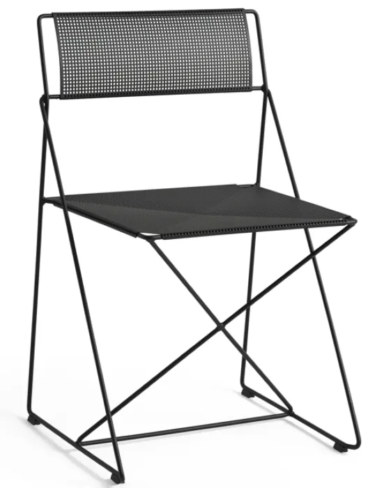 HAY X-Line stoel gepoedercoat staal-Black Laatste Versie