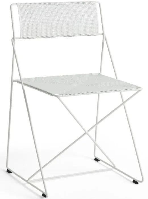 Gereduceerde Prijs HAY X-Line stoel gepoedercoat staal-Chalk white
