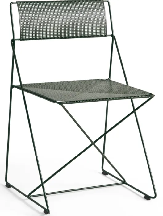 Hete Deal HAY X-Line stoel gepoedercoat staal-Autumn green