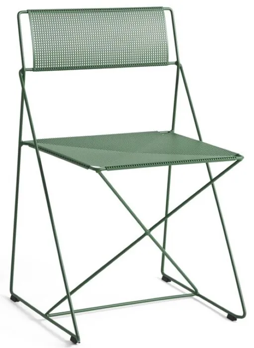 Uitverkoop HAY X-Line stoel gepoedercoat staal-Leek green