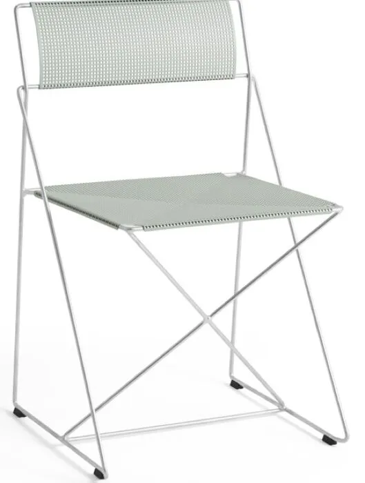 Populair HAY X-Line stoel gegalvaniseerd-Pale linden