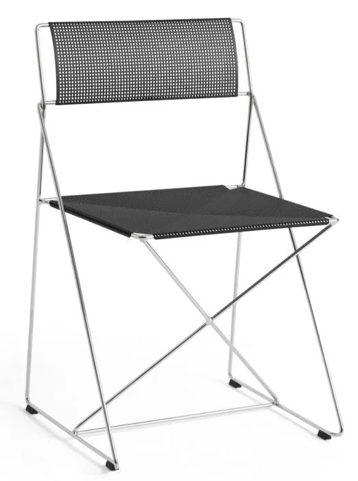 Actieprijs HAY X-Line stoel chroom-Black