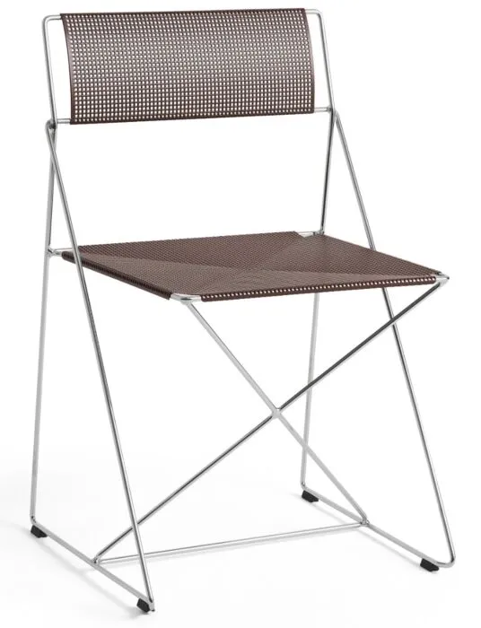 Voordeelprijs HAY X-Line stoel chroom-Iron Red