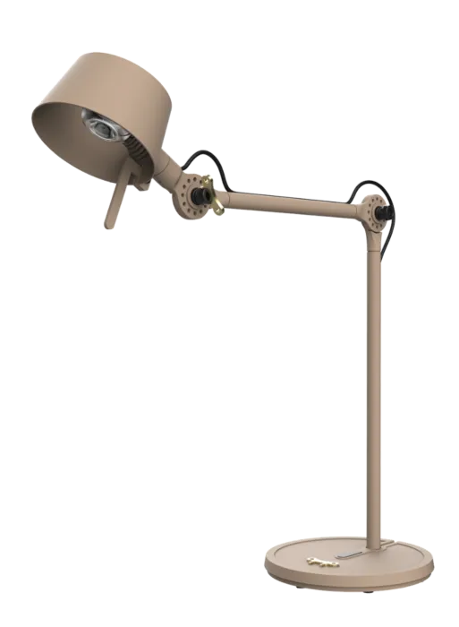 Veilige Betaling Tonone Bolt10 bureaulamp-Clay Brown-Zwarte snoeren