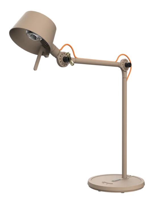 Favoriet Tonone Bolt10 bureaulamp-Clay Brown-Oranje snoeren