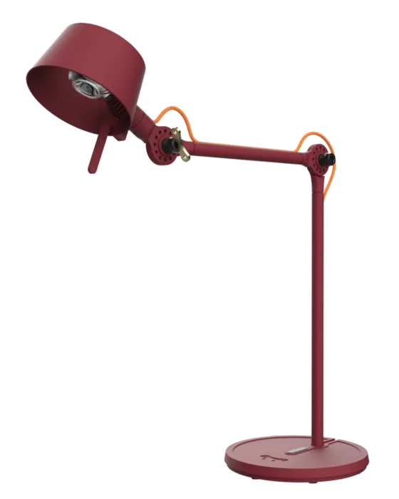 Tonone Bolt10 bureaulamp-Burgundy Red-Oranje snoeren Merkproduct