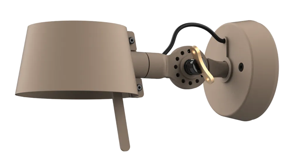 Betaalbaar Tonone Bolt10 wandlamp-Clay Brown-Zwarte snoeren