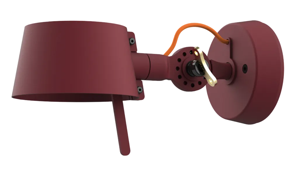 Tonone Bolt10 wandlamp-Burgundy Red-Oranje snoeren Aanbieding