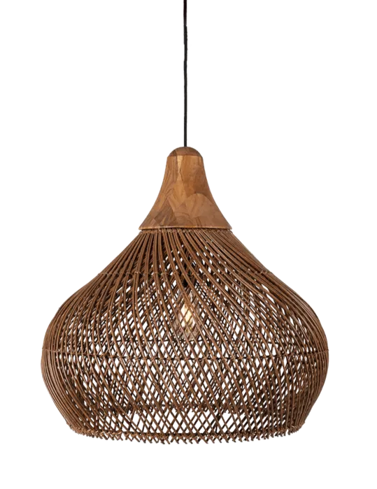 Gecertificeerd d-Bodhi Bell hanglamp-Medium-Brown
