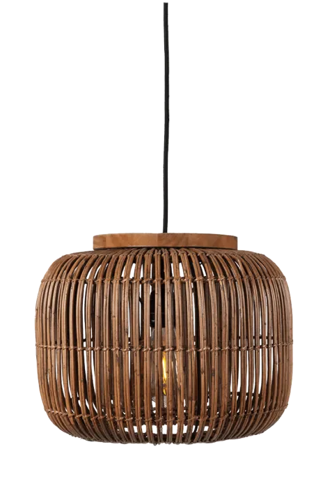 Betaalbaar d-Bodhi Bright Barrel hanglamp-Brown-Small
