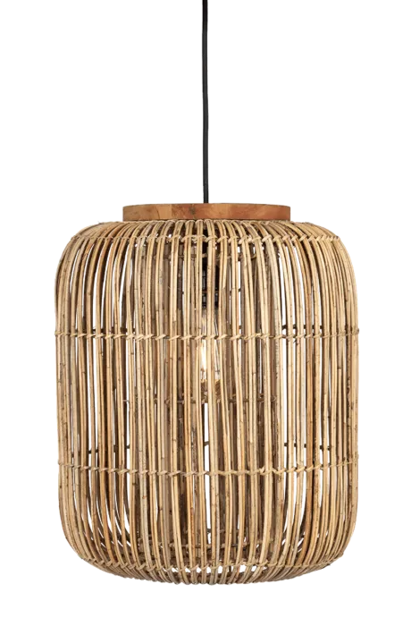 d-Bodhi Bright Barrel hanglamp-Kulit-Medium Direct Beschikbaar
