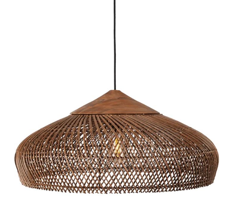 Alleen Vandaag d-Bodhi Bright Banjo hanglamp-Brown-Large