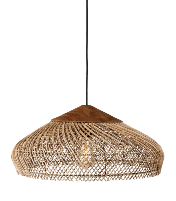 Gratis Retour d-Bodhi Bright Banjo hanglamp-Kulit-Small