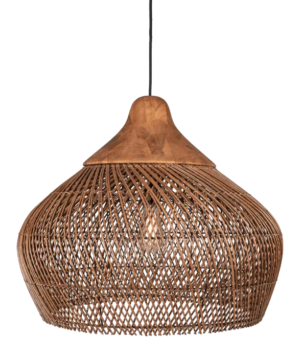 Populair d-Bodhi Harp hanglamp-Brown-Large