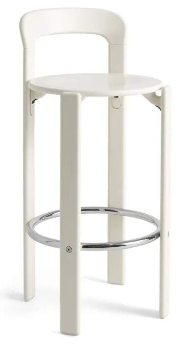 HAY Rey barkruk-Cream White-Zithoogte 75 cm Beperkt Aanbod