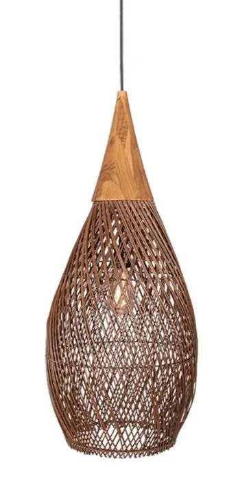 Direct Verzonden d-Bodhi Bright Horn hanglamp-Medium-Brown