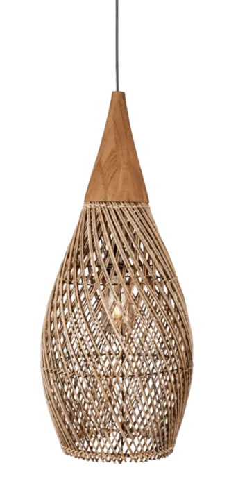 d-Bodhi Bright Horn hanglamp-Medium-Kulit Lage Prijs