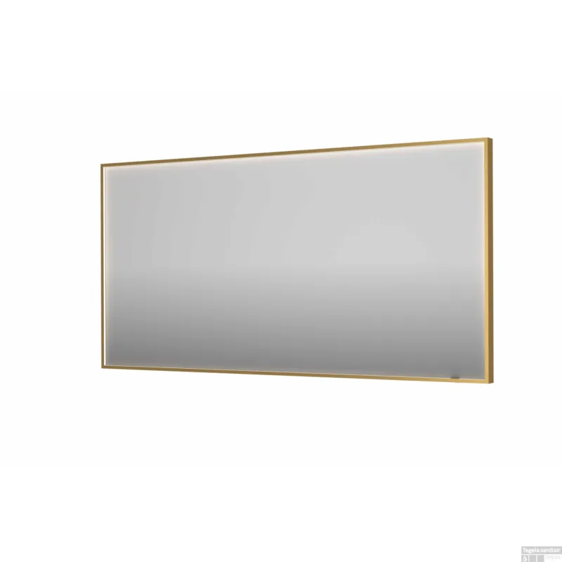 Beste Prijs Spiegel INK SP19 160x4x80 cm incl. direct LED-Verlichting Rondom en Spiegelverwarming Mat Goud