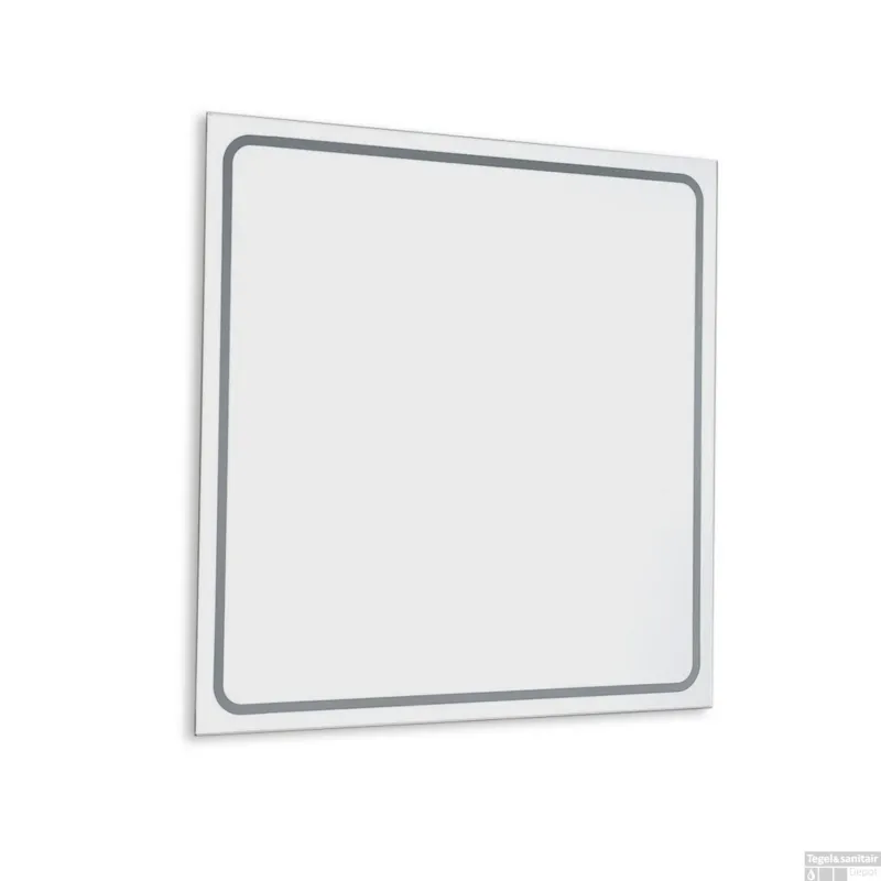 Badkamerspiegel Sapho Gemini II 50x70 cm LED-Strips Rechtstreeks Van De Fabrikant