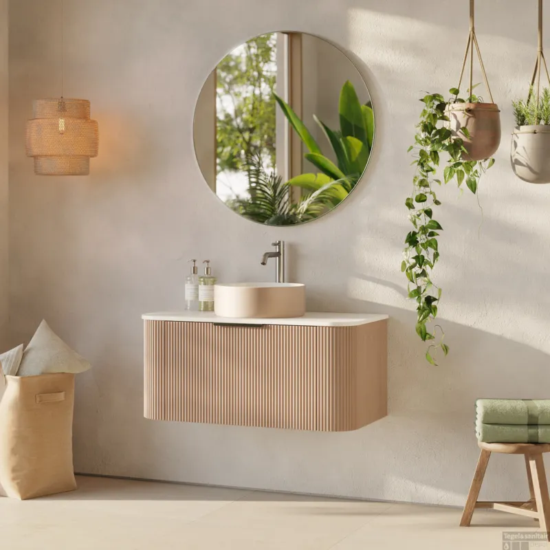 Meubelset Differnz Olle 90 cm Eiken/Wit Gratis Retour