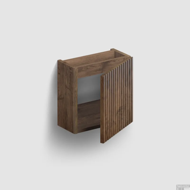 Dagaanbieding Clou Fonteinkast Verti 36x36x18 cm Donker Eiken Rechts