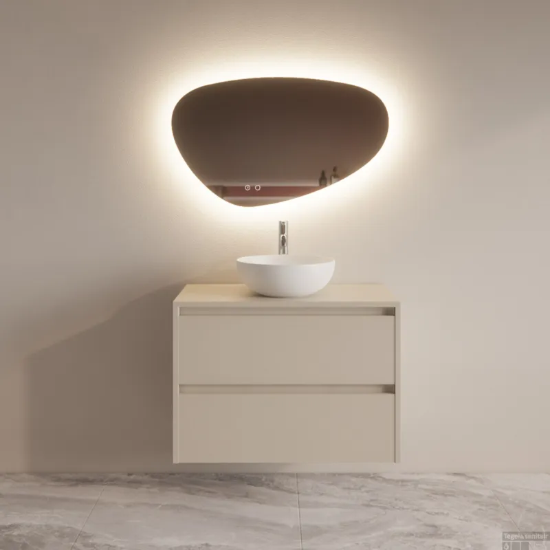 Badmeubelset BWS Riga Met Topplaat 80 cm Kasjmier Shop Nu