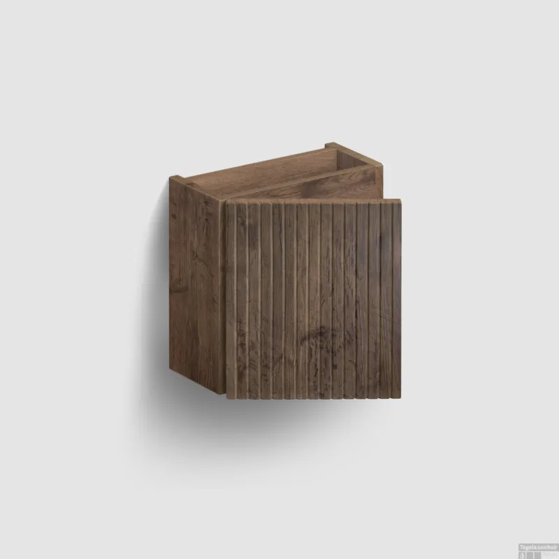 Clou Fonteinkast Verti 36x36x18 cm Donker Eiken Links Hoge Kwaliteit