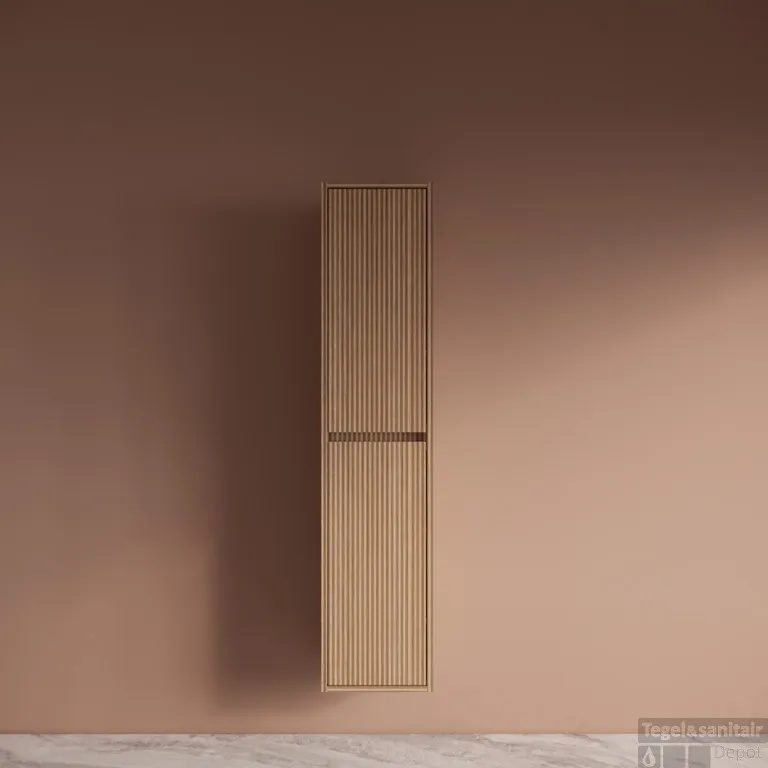 Betaalbaar Kolomkast BWS Riga 160 cm Japandi Licht Eiken