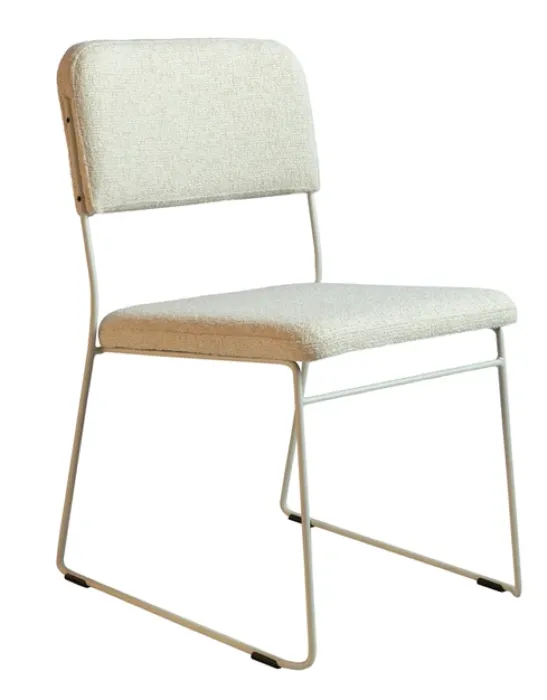 Beste Prijs Noga Design Lima eetkamerstoel-Beige-Violet