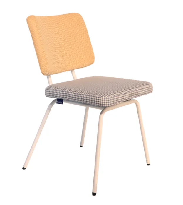 Betaalbaar NOGA design Luko eetkamerstoel-Geel-Violet