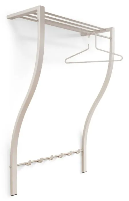 Beperkt Aanbod Spinder design Carve 1 wandkapstok -Silky Taupe