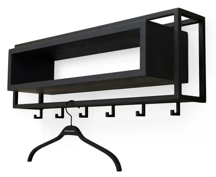 Spinder design School 80 wandkapstok -Zwart Hete Deal