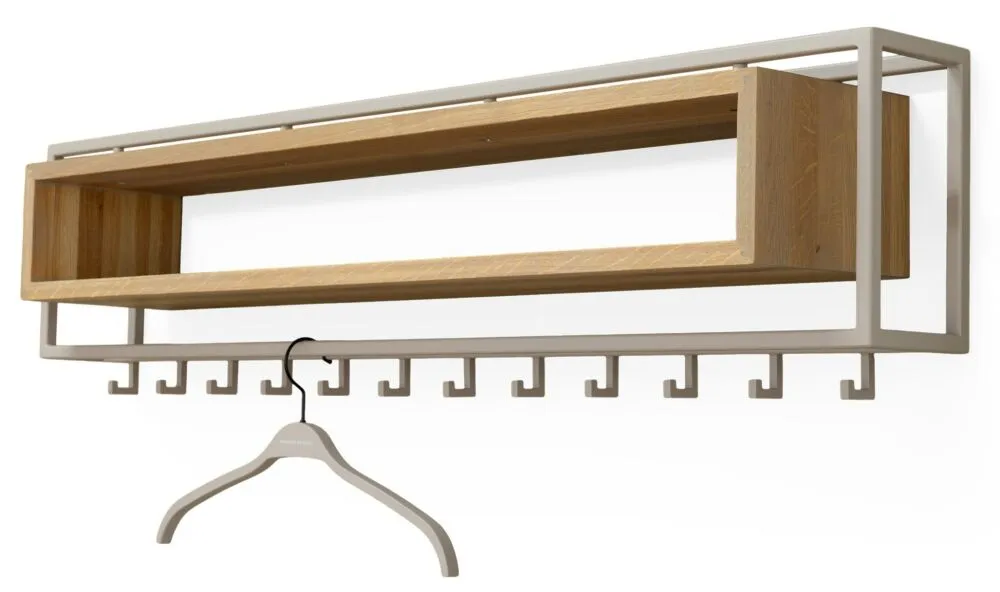 Koopje Spinder Design School 120 wandkapstok-Silky Taupe
