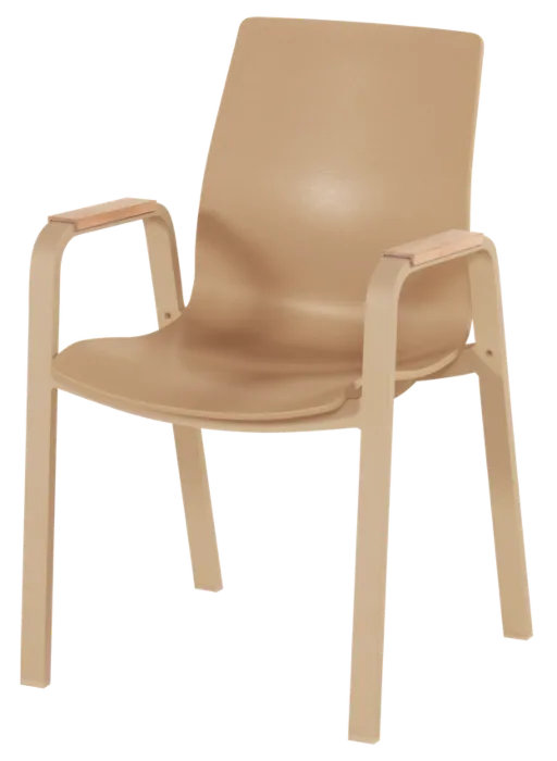 Hartman Flow tuinstoel-Cappuccino - teak Exclusieve Aanbieding