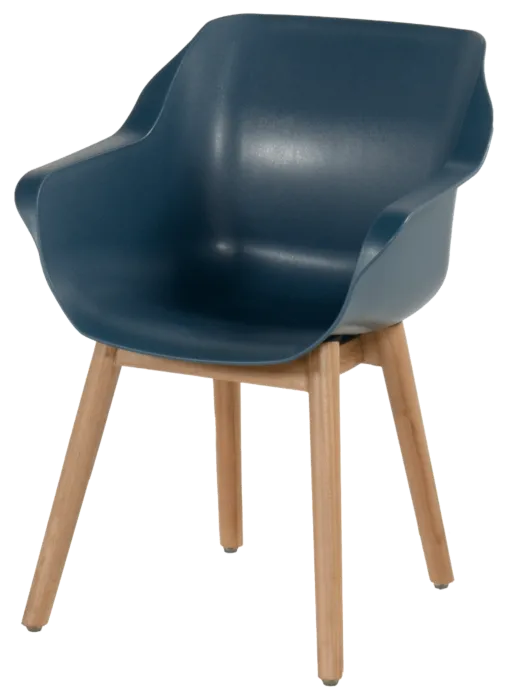 Bestel Nu Hartman Sophie Studio Teak armstoel-Steel blue