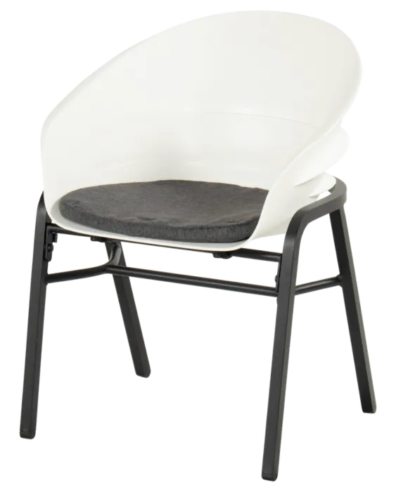 Hoge Kwaliteit Hartman Tubb verstelbare tuinstoel-Royal White