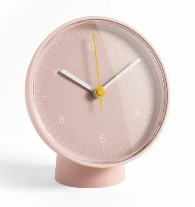Op = Op HAY tafelklok-Pink