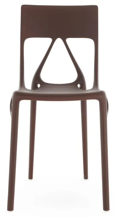 Kartell A.I. Lite stoel - 2 stuks-Moka Beperkt Aanbod
